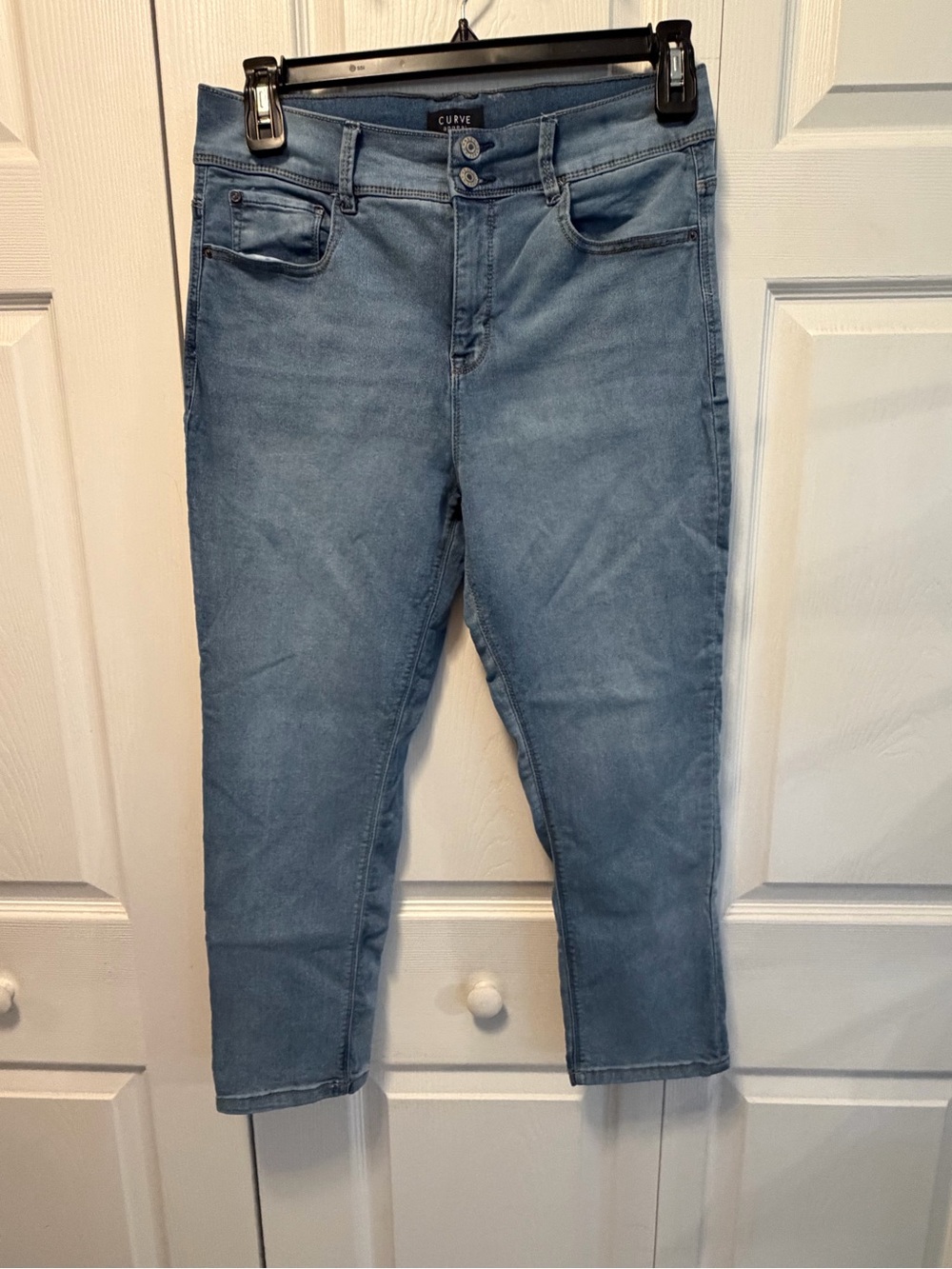 Curve Appeal Light Wash High Rise Skinny Jeans 12/31